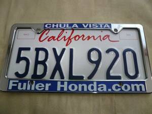 ●新品U.S.正規ホンダ【HONDA】カリフォルニア輸入ライセンスフレームCV限定●