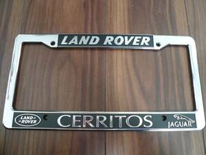 ■新品U.S.ジャガー【LAND　ROVER】輸入ナンバーフレームCrt限定■