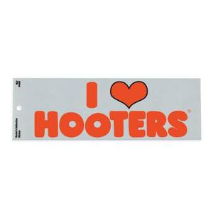 ♪新品U.S.限定フーターズ【Hooters】♥バンパーステッカー♪