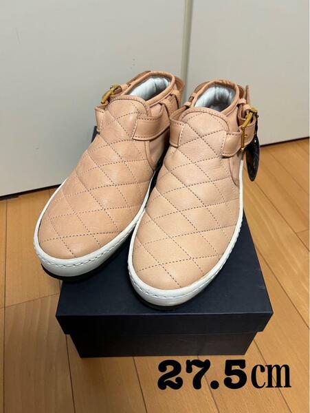 新品　UBIQ eL メンズ　ブーツ　スニーカー　ナチュラル　27.5㎝