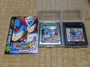 ゲームボーイ ソフト　ロックマンX　ロックマンX2