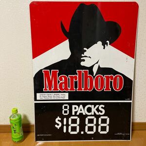 マルボロ　Marlboro 看板　ポスター ブリキ　アンティーク　アメリカン レトロ看板　インテリア雑貨