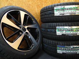 ★215/45R18 TOYO TRANPATH ML 21年 モデリスタ ウィングダンサー6 ＋52 ノア ヴォクシー エスクァイア ブラポリ サマータイヤ 未使用 G