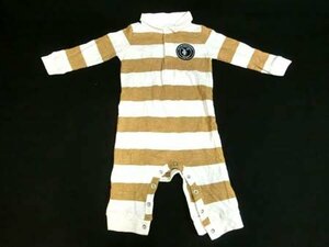  Burberry Burberry baby детский комбинезон 60 размер 6M 68cm окантовка рисунок детская одежда б/у #N70