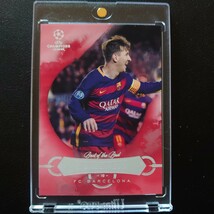 Lionel Messi 2015-16 Topps UEFA CL Showcase Best of the Best /25 Barcelona メッシ バルセロナ Argentina _画像1
