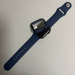 【新品】ネイビー AppleWatch 7 アップルウォッチ バンド カバー S/M 41mmの画像3