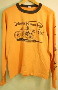 トイズマッコイ　TOYS McCOY　長袖Tシャツ　ロンT　ジョンソン・モーターズ　Johnson motors サイズSMALL 現状品