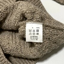 良品 aran WOOLLEN MILLS アランウーレンミルズ ニット セーター XXL アイボリー系 レディース アイルランド製 フィッシャーマン_画像5