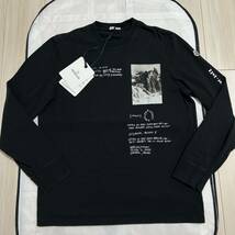 【新作】【最安値】MONCLER モンクレール　FRAGMENT フラグメントロンTシャツ　長袖　黒　L_画像1