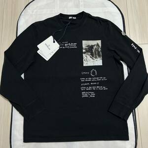 【新作】【最安値】MONCLER モンクレール　FRAGMENT フラグメントロンTシャツ　長袖　黒　L