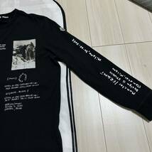 【新作】【最安値】MONCLER モンクレール　FRAGMENT フラグメントロンTシャツ　長袖　黒　L_画像3