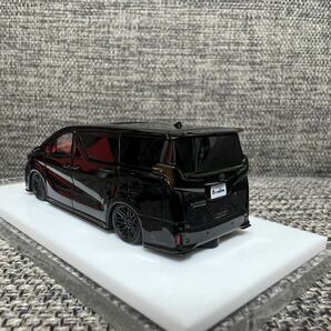 1/64 T&P TP MODEL LBWK トヨタ TOYOTA ALPHARD アルファード ブラック 内装レッド 世界限定699pcsの画像2