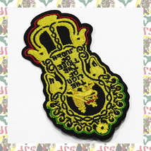 刺繍アイロンワッペン drspatch-a85 エチオピア ハイレセラシエ皇帝 ジャマイカ ラスタ ラスタカラー レゲエファッション ラスタファッショ_画像4