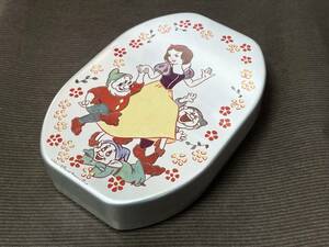 ①Disney Disney aluminium lunch box Snow White Tey nen Showa Retro used present condition goods returned goods un- possible 