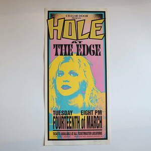 95年代物 HOLE ホール コートニーラブ シルクスクリーン ビンテージ ポスター ミュージック バンド コジック マーク・アルミンスキー KOZIC