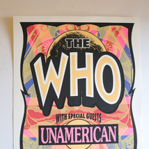 　90・00年代物 THE WHO ザ・フー シルクスクリーン ビンテージ ポスター ミュージック バンド コジック マーク・アルミンスキー KOZIC _画像2