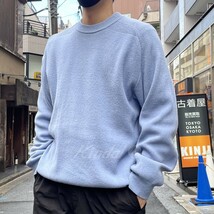 1LDK×UNUSED　 21SS Silk Crew KnitダメージUSED加工シルククルーネックニット 商品番号：8069000081145_画像3