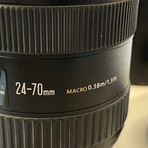 Canon キヤノン ズーム レンズ ultra sonic EF 24-70mm MACRO 0.38m/1.3ft 1:2:8 L USM zoom lens_画像4