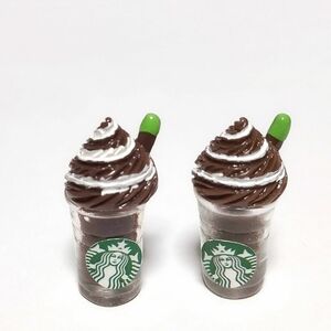 ミニチュア　２個セット　スターバックス　スタバ　コーヒー　スイーツ　ドールハウス