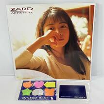 ◆ZARD ARTIST FILE /ZARD BEST The Single Collection 付箋＆カード 3点セット◆106_画像1