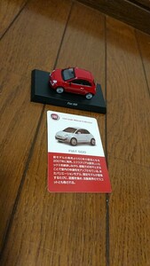 京商　1/64スケール フィアット500 ミニカーコレクション　FIAT 500　レッド　赤　KYOSHO