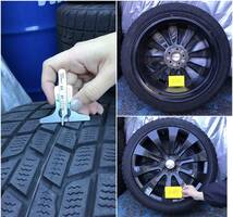 【A47】中古タイヤ / ICE NAVI6 GOOD YEAR / 215 45R 18 2314(H26) / スバル 18インチ 18X7JJ PCD100 5穴 オフセット55_画像2