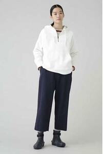 MHL./エムエイチエル/マーガレットハウエル/COTTON DRILL PANTS/コットンドリルパンツ/トラウザーズ/サイドジップ/ゆったりシルエット