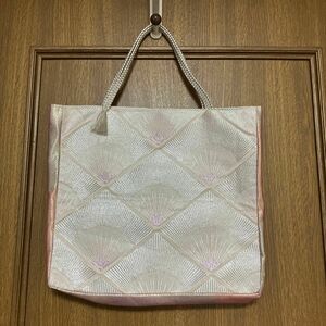 ハンドメイド トートバッグ 総柄 帯地 リメイク