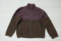 新品リーバイスA3318-0000 Mサイズ ボアフリースジャケット ボルドー/ブラウン FLEECE JACKET メンズ_画像1