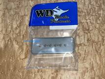 新品WD Music純正 P-90 Pickup Cover Pickup Cover Nickel GibsonギブソンSize ハムバッカー ピックアップ カバー ニッケル 弦間ピッチ10mm_画像1