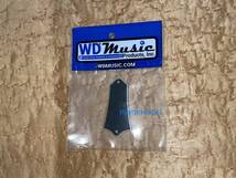 新品WD Music純正 Replacement Truss Rod Cover Black 3PLY For Gibsonサイズ Guitars ギブソンSize トラスロッド カバー ブラック 3プライ_画像1