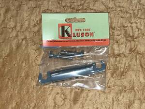 新品 Kluson USA KSTOP-N Nickel Zinc Stop Tailpiece/Steel Studs クルーソン ジンク ブリッジ テールピース/スチール スタッド ニッケル
