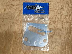 新品WD Music純正 Bridge Plate Chrome For Fender Telecaster & Bigsby B5 or B50フェンダー テレキャス ビグスビー 等 ブリッジ プレート