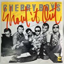 チェリー・ボーイズ　/　シャウト・イット・アウト　/　LK-57-A　コロンビア　EP レコード　サイン入り CHERRY BOYS_画像1