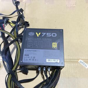 【中古】E0473(1) & CoolerMaster V750 RS－750-AMAA-G1 セミモジュラー 750W 80PLUS GOLD A2