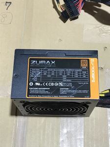 【中古】ZUMAX ZU-750B-KA 750W BOX 80PLUS BRONZE A