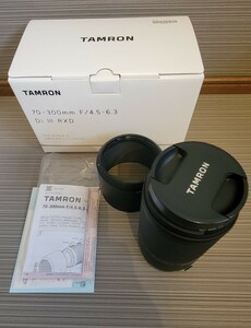 タムロン 70-300mm F/4.5-6.3 Di III RXD Model A047　 ニコンZ　ニコン用　レンズ　望遠レンズ　ミラーレス