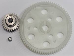  Tamiya DF-03 DF-03Ra exclusive use 05 Pinion gear 26T +spa- gear 78T ( white ) unused goods ( sending \185 correspondence avante Mk.2 dark impact 