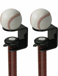  new goods baseball for bat stand holder 2 piece set baseball ball wall stand holder convenience kz