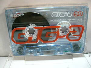 使用済み　中古　　カセットテープ　 SONY　GIGA2　Type2 ハイポジ　90分　1本　爪あり　No327