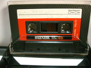 使用済み　中古　　カセットテープ　 日立Maxell　UL46　Type1 ノーマル　46分　1本　爪あり　No319