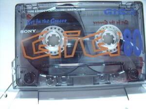 使用済み　中古　　カセットテープ　SONY　GIG2　 Type2　ハイポジ　80分　1本　爪あり　No419　スリムケース