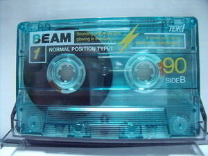 使用済み　中古　　カセットテープ　TDK　BEAM　 Type1　ノーマル　90分　1本　爪あり　No420　スリムケース