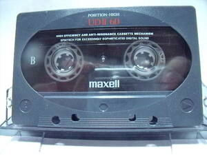 使用済み　中古　　カセットテープ　日立Maxell　UD2　 Type2　ハイポジ　60分　1本　爪あり　No413　スリムケース