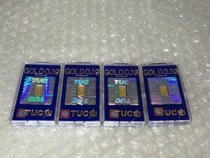 * prompt decision * super-discount *...* price on . front ahead of time * stock barely * original gold 24k in goto0.1g virtue power head office GOLD Gold bar gold *4 piece set No.23