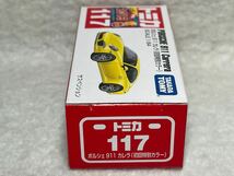 未使用 未開封 廃番トミカNo.117 ポルシェ 911 カレラ(初回特別カラー)_画像6