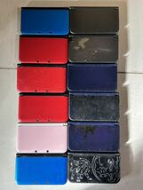 任天堂 Nintendo ニンテンドー 3DS LL 本体 SPR-001（6台）/new 3DS LL 本体 RED-001（6台） まとめて 12台セット ジャンク_画像1