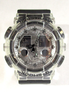 CASIO★G-Shock　GA-100SKC　スケルトン　メンズ腕時計★S11064