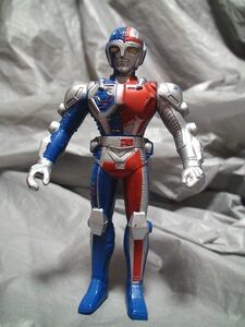 超人機メタルダー ② バンダイ ロボット ヒーロー ソフビ人形 1987年「検 東映 ユタカ メタルヒーロー ネロス軍団 スタンダード600円サイズ