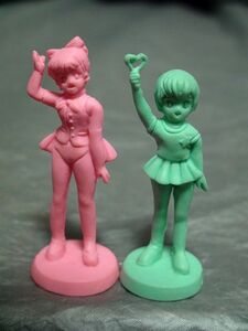 魔法のスター マジカルエミ ① 当時物 コスチューム+香月 舞 消しゴム 人形 セット 1985年「検 ポピー 魔法少女シリーズ タカラ 丸越 山勝